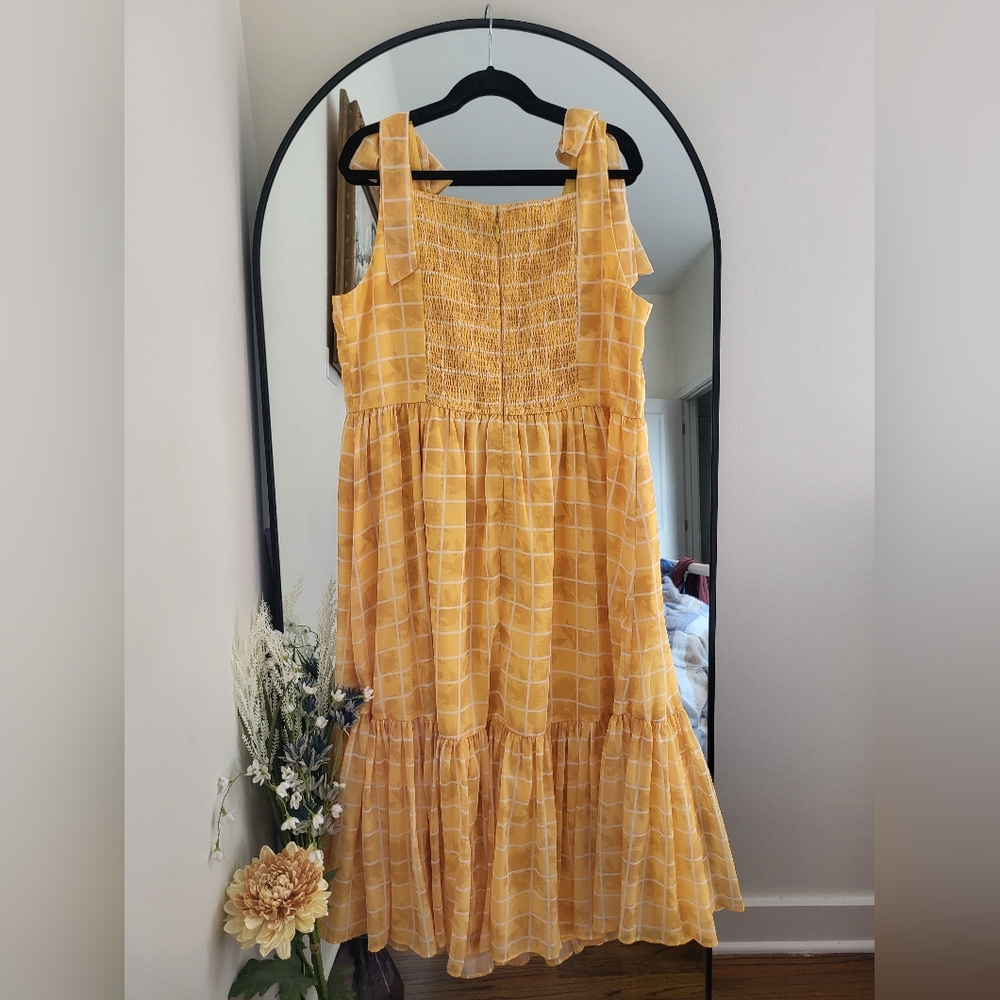 JessaKae Sunari Yellow Tiered Sundress - Picture 5 of 11